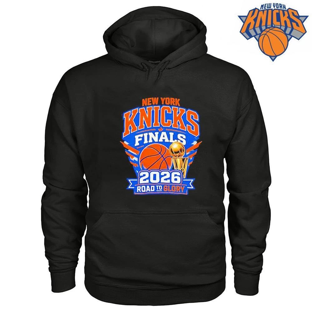 New York Knicks 2026 Finals Road to Glory basketball championship trophy T Shirt
