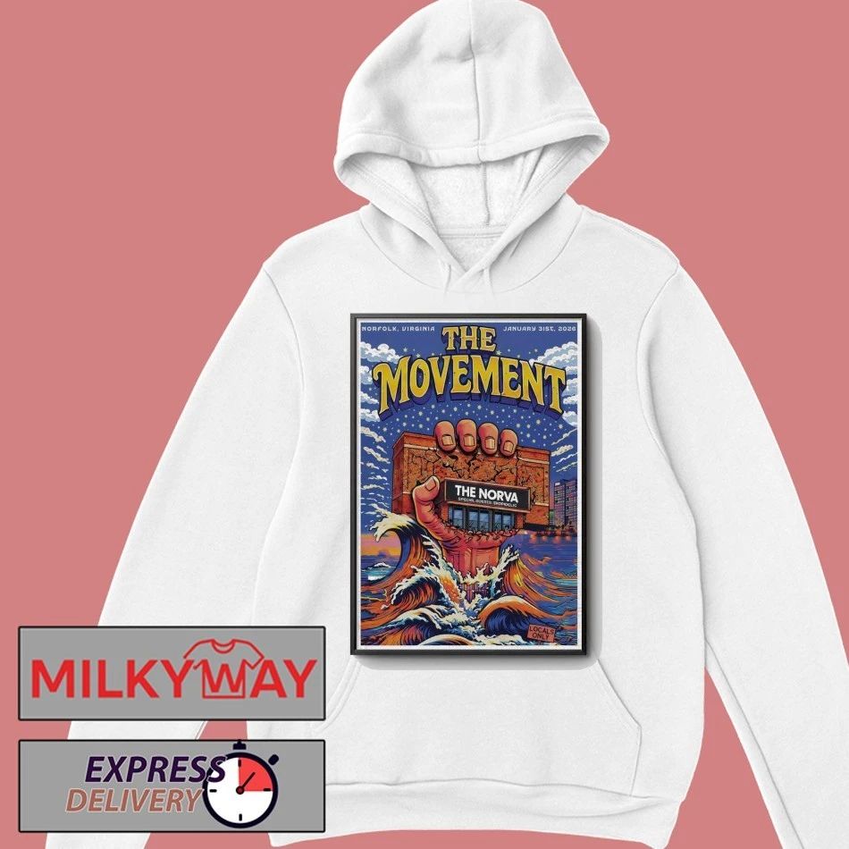 The Movement January 31 2026 In Norfolk VA Poster shirt