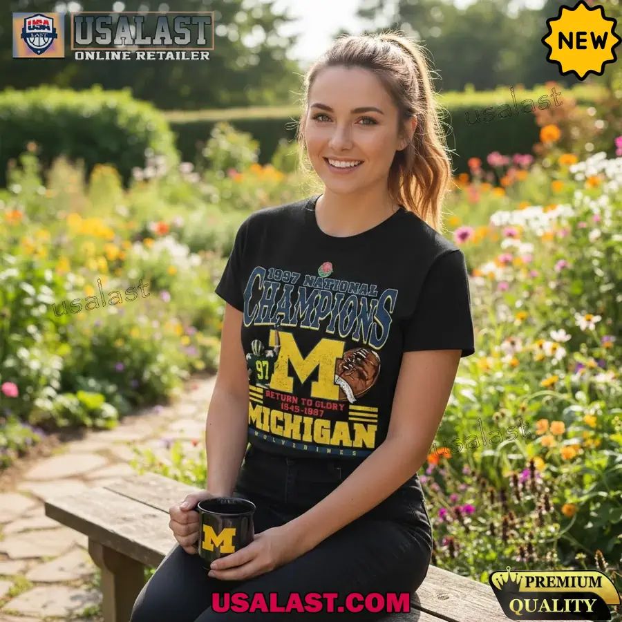 Michigan Wolverines 1997 National Champions Tee Shirt