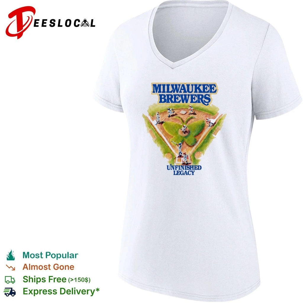 Milwaukee Brewers Unfinished Legacy Baseball T-shirt