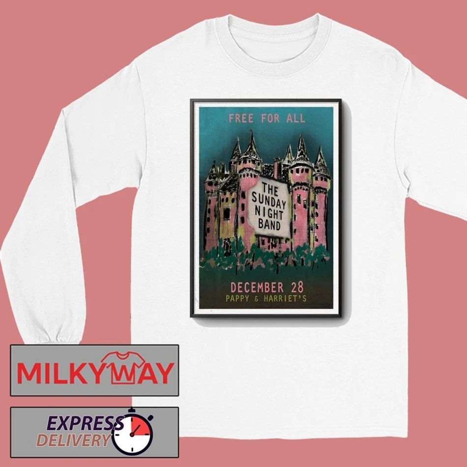 The Sunday Night Band Event Pioneertown CA On Dec 28 2025 Poster shirt
