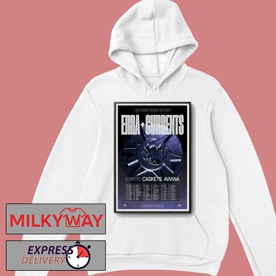 Erra And Currents The Silence Follows Tour 2026 Poster shirt