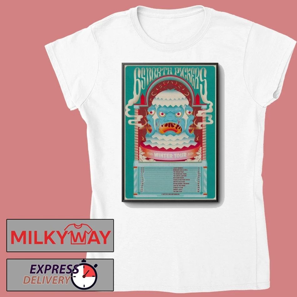 65 North Pickers Winter Tour 2025-2026 Poster shirt