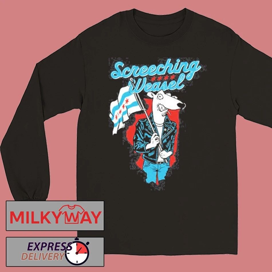 Screeching Weasel Chicago Weasel Shirt