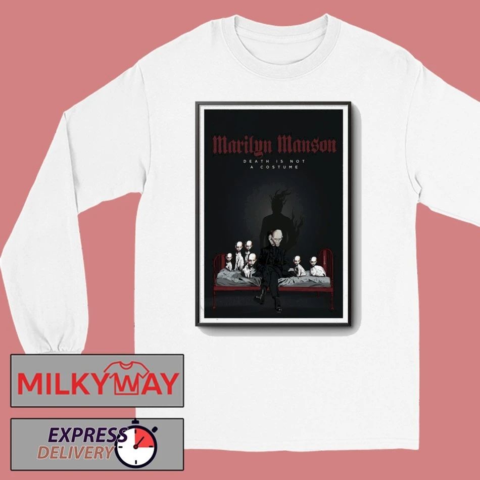 Marilyn Manson Death Is Not A Costume Poster shirt
