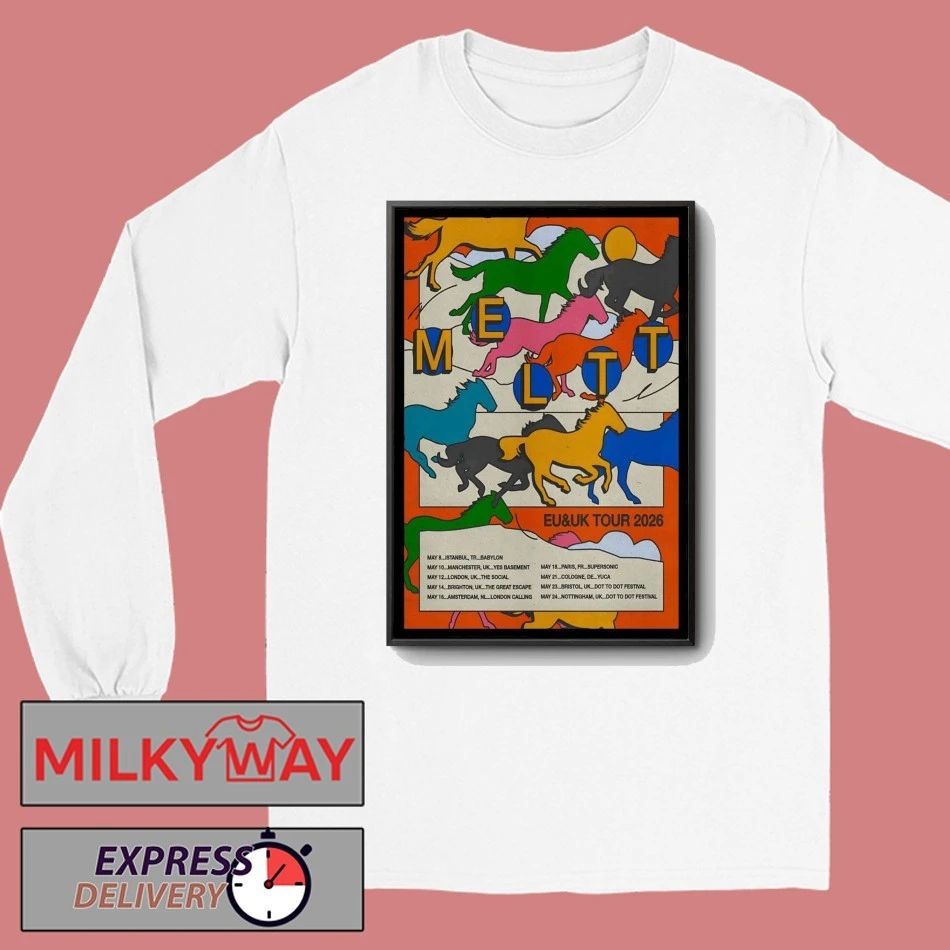 Poster Meltt EU And UK 2026 Shows shirt