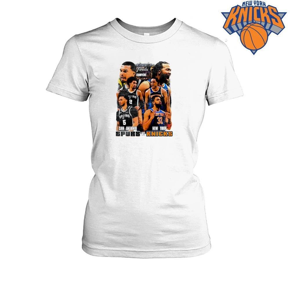 NBA Finals 2026 San Antonio Spurs vs New York Knicks Graphic Tee Basketball Shirt