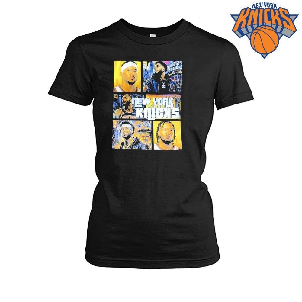 New York Knicks Players Collage Madison Square Garden NBA Finals 2026 Shirt