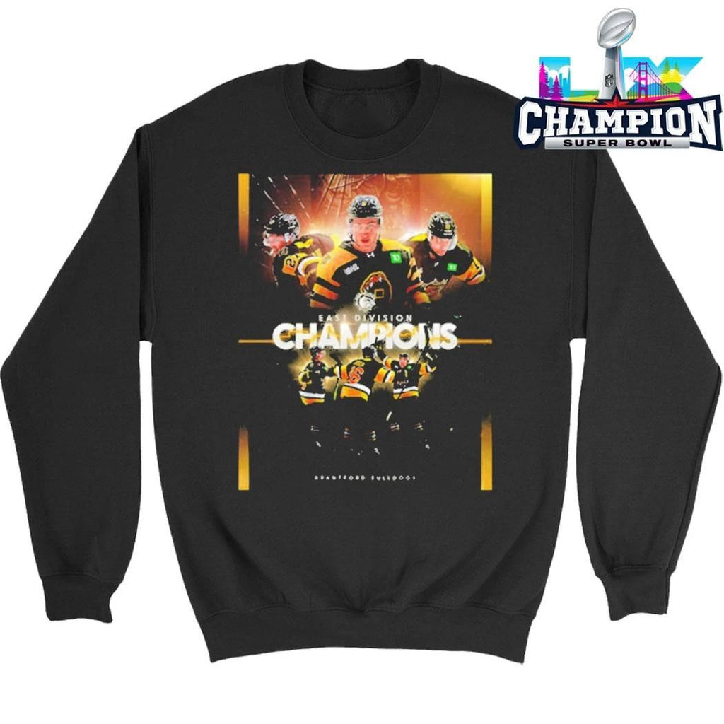 Brantford Bulldogs Champions East Division Champions 2026 Shirt