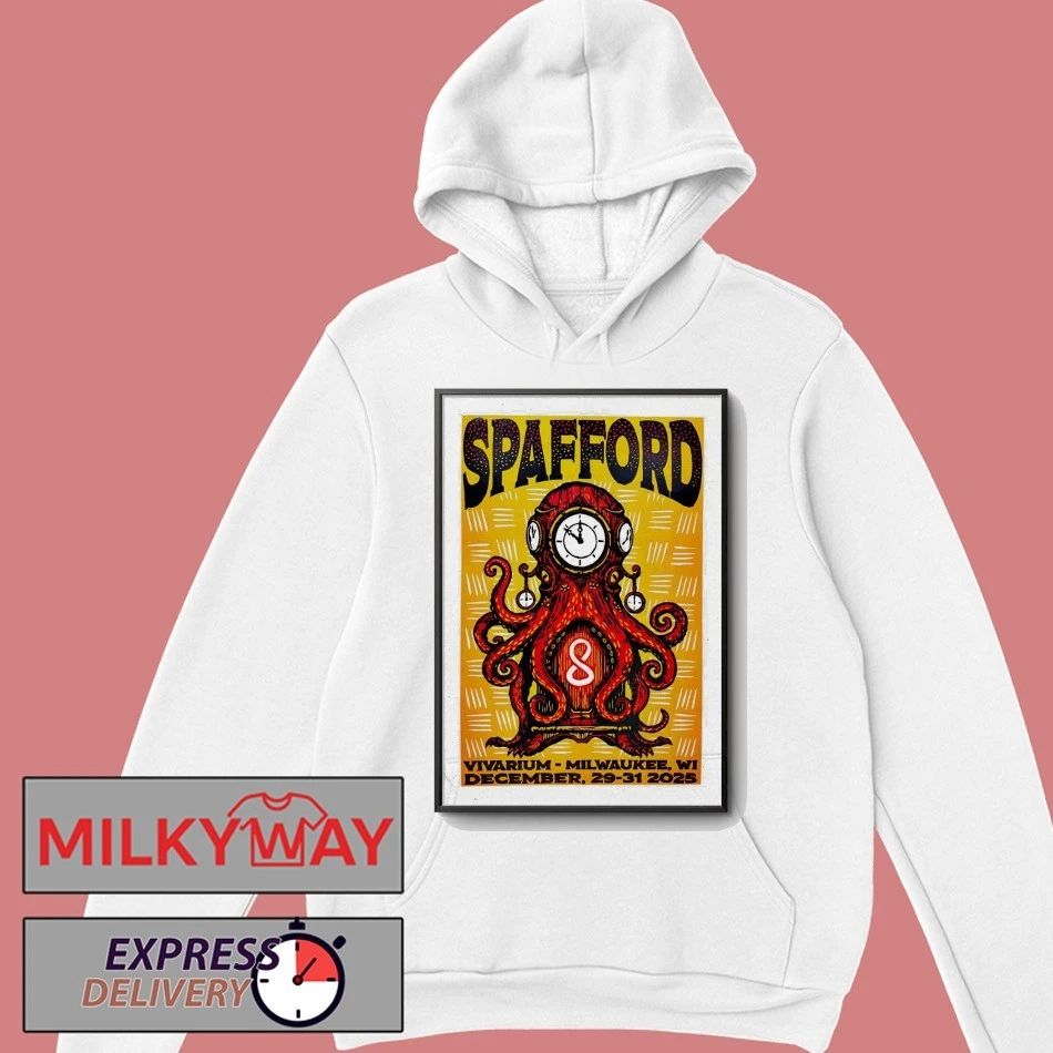 Spafford Dec 29-31 2025 Vivarium In Milwaukee WI Poster shirt