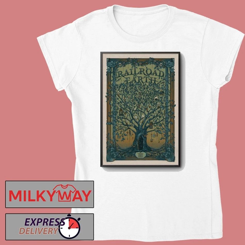 Railroad Earth Jan 14 2026 Asbury Park NJ Poster shirt