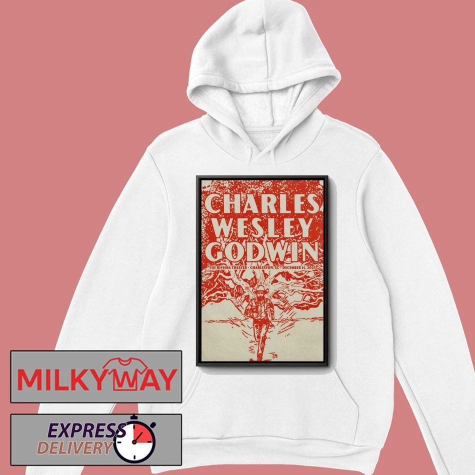 Charles Wesley GodwinThe Riviera Theater in Charleston, SC Dec 14 2025 Poster shirt