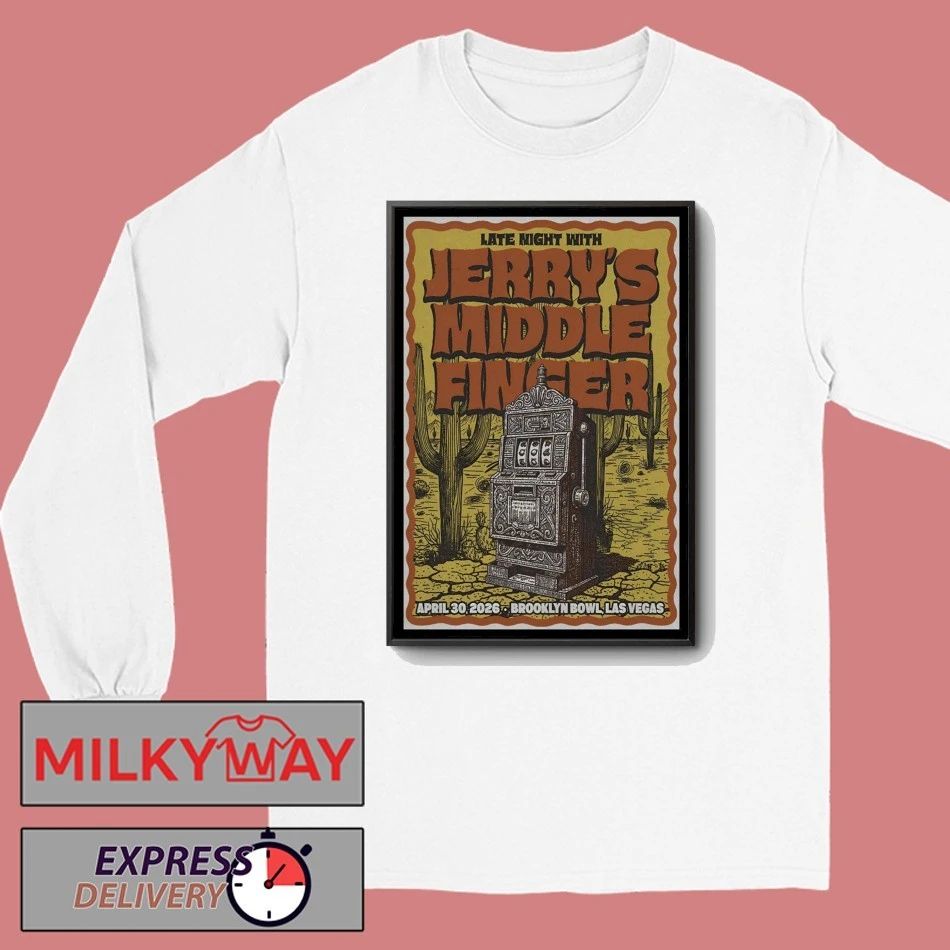Jerry’s Middle Finger Brooklyn Bowl In Las Vegas NV Apr 30 2026 Poster shirt