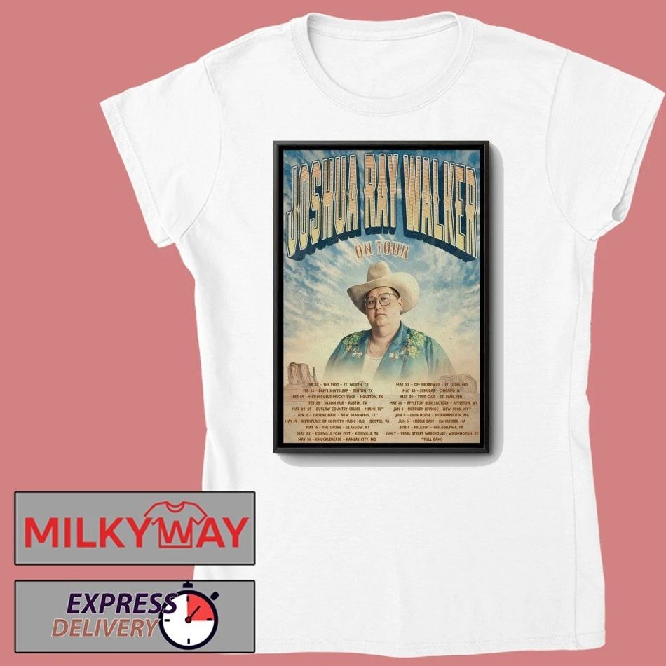 Joshua Ray Walker 2026 Tour Poster shirt