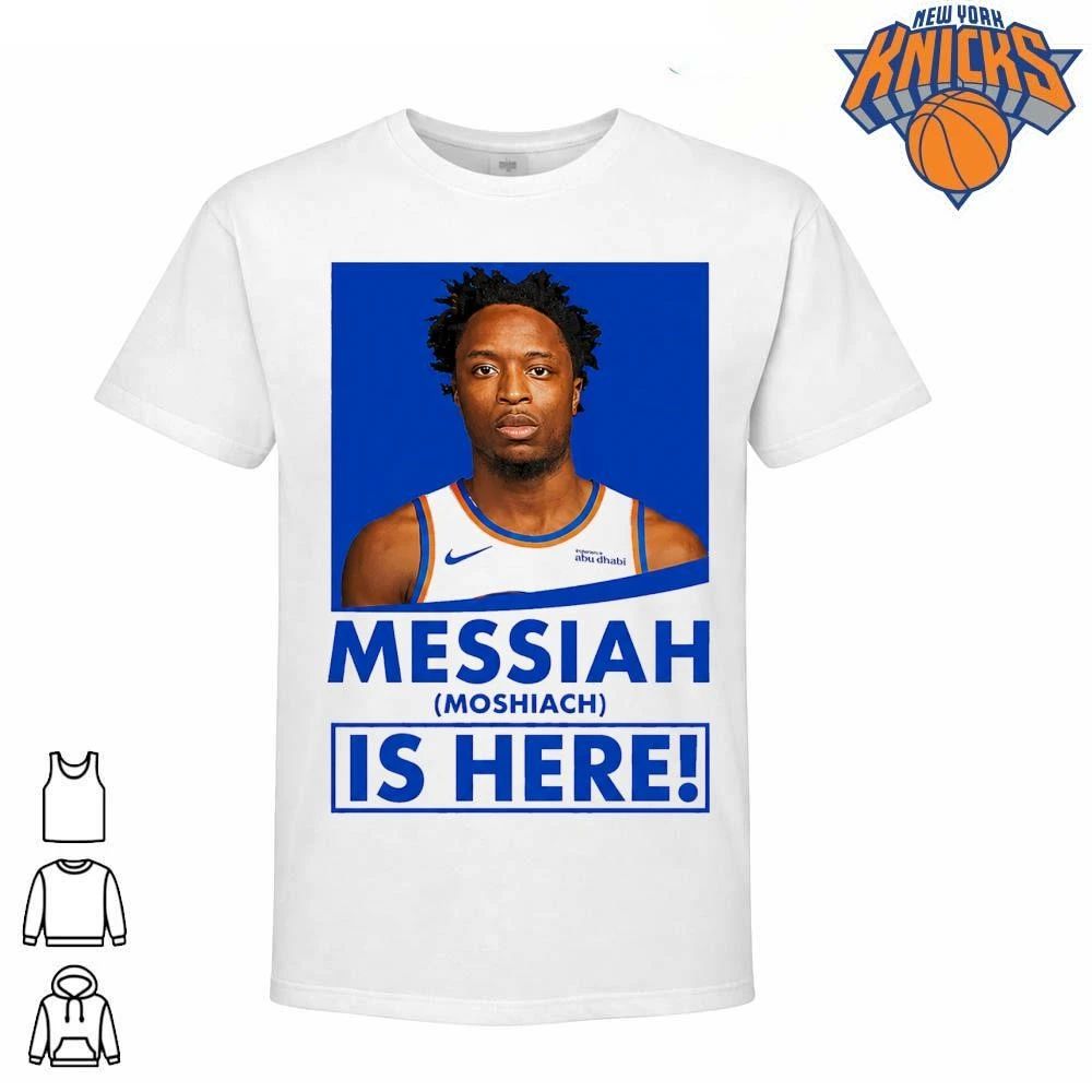 OG Anunobi New York Knicks Messiah Moshiach Is Here NBA Finals 2026 Shirt