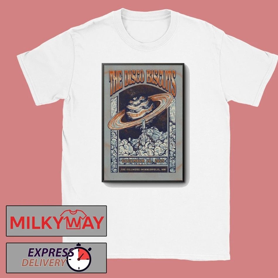 The Disco Biscuits The Fillmore Minneapolis, MN 12.18.2025 Poster shirt