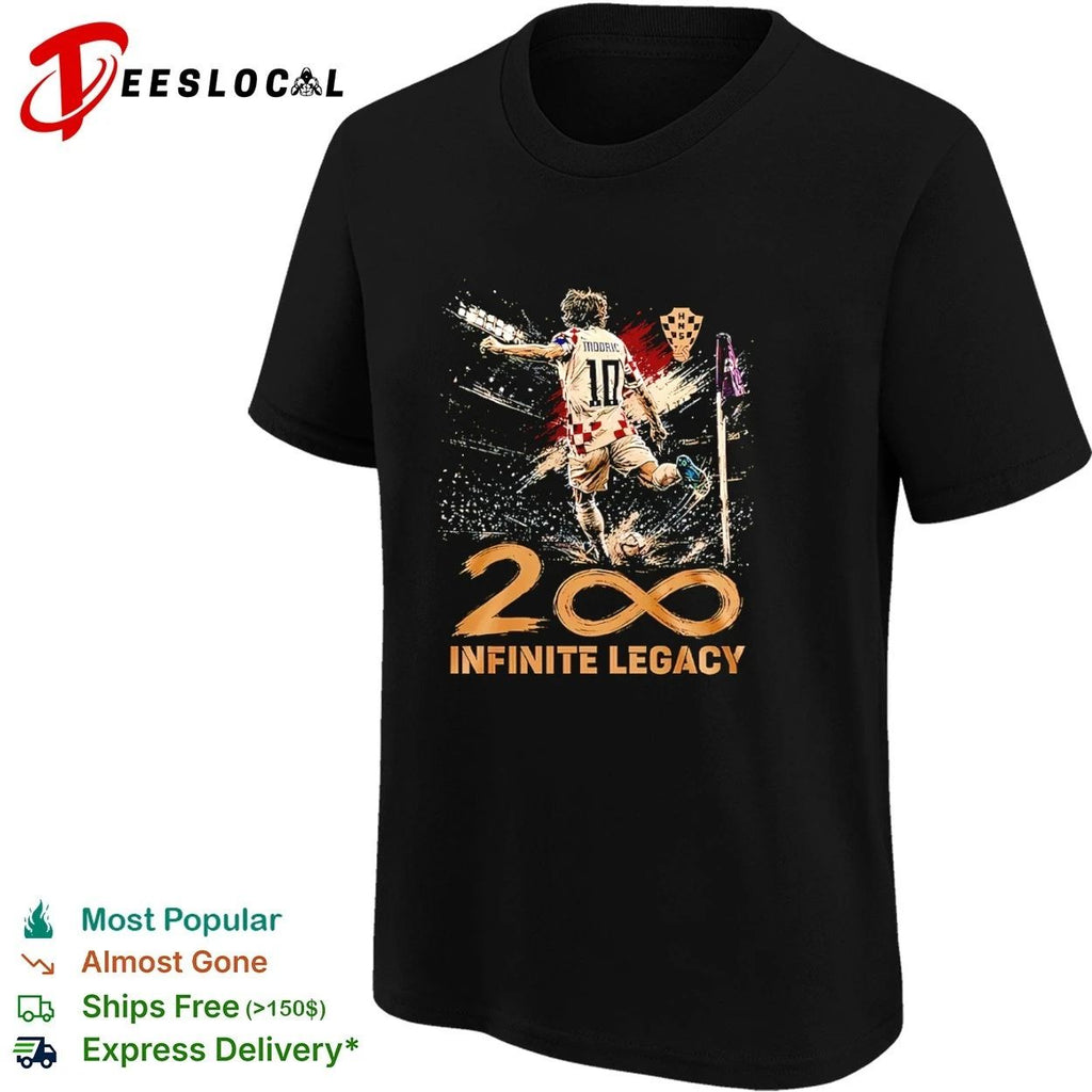 Luka Modrić Captain Legend Midfield Maestro Infinite Legacy Croatia National Team T-shirt