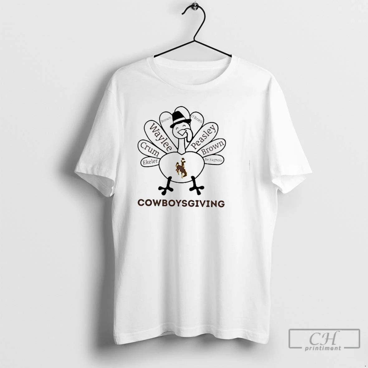 Premium Cowboysgiving Wyoming Cowboys X Thanksgiving T Shirts