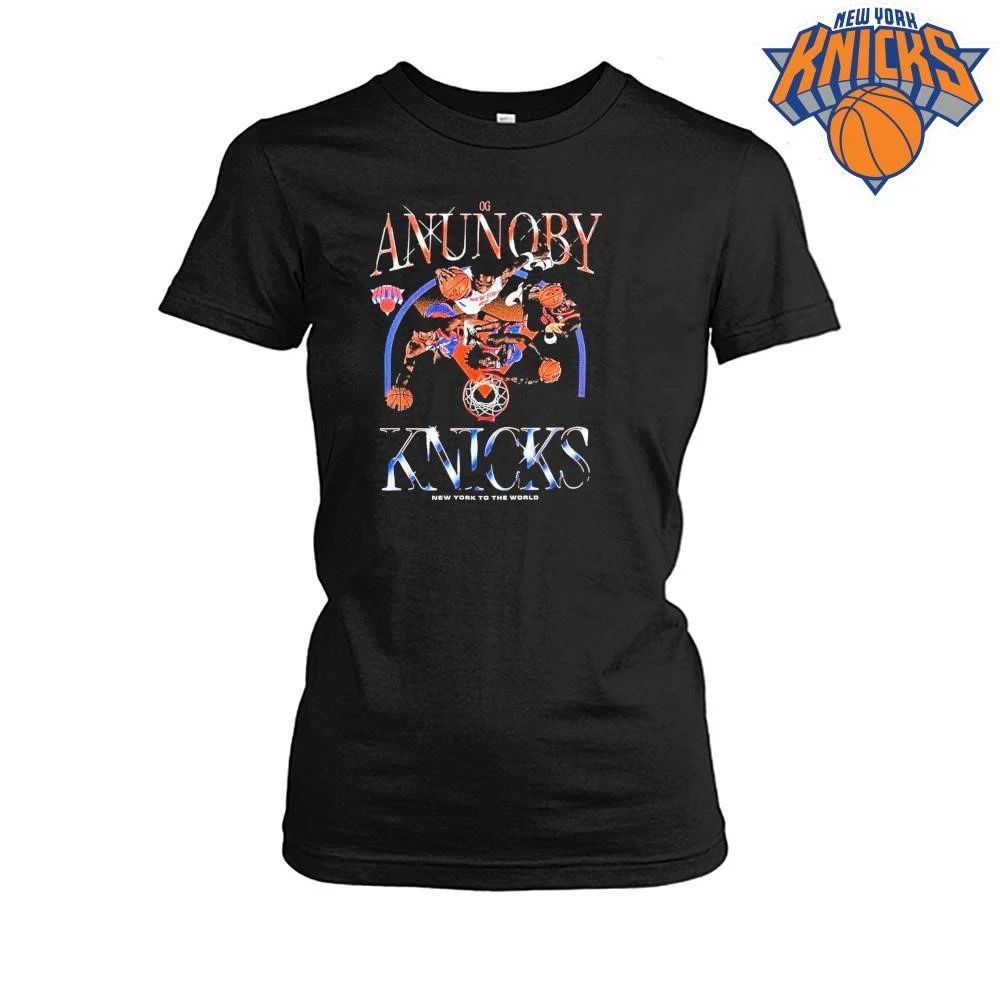 OG Anunoby New York Knicks New York To The World 2026 NBA Finals Shirt