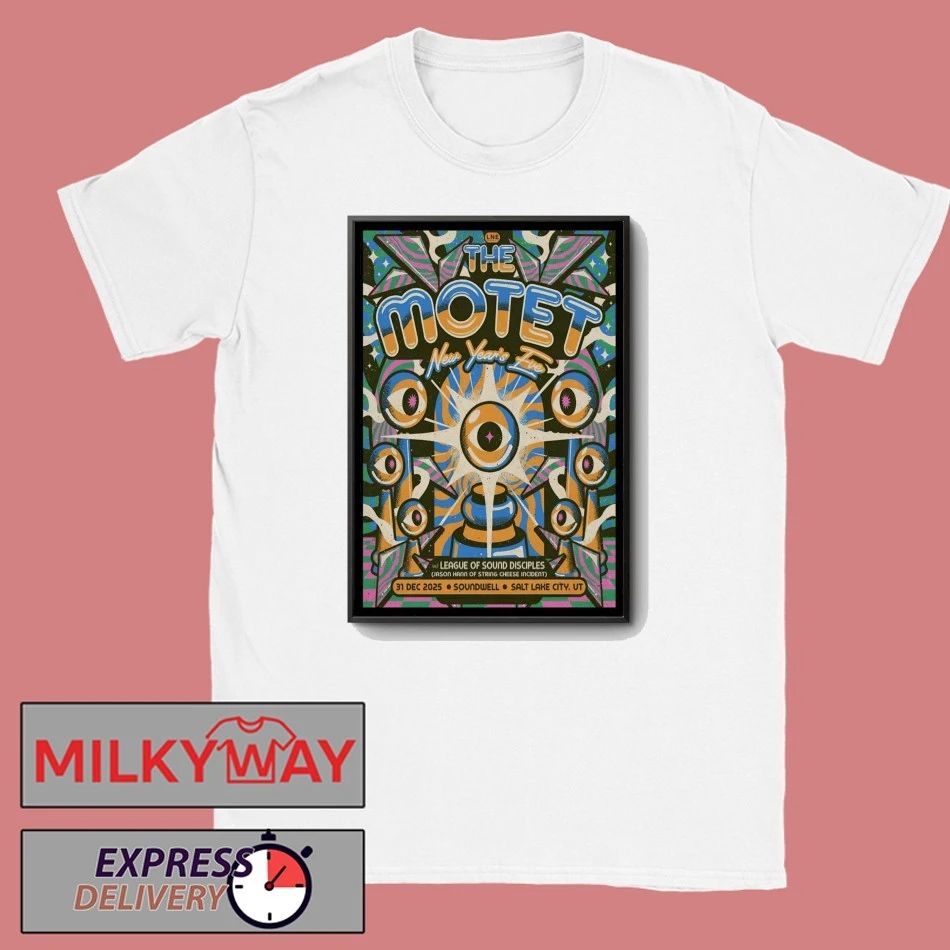 The Motet Dec 31 2025 Soundwell In Salt Lake City UT Poster shirt