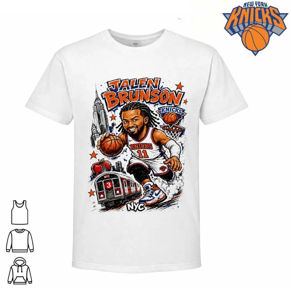 Jalen Brunson New York Knicks NYC Subway Caricature NBA Finals 2026 shirt