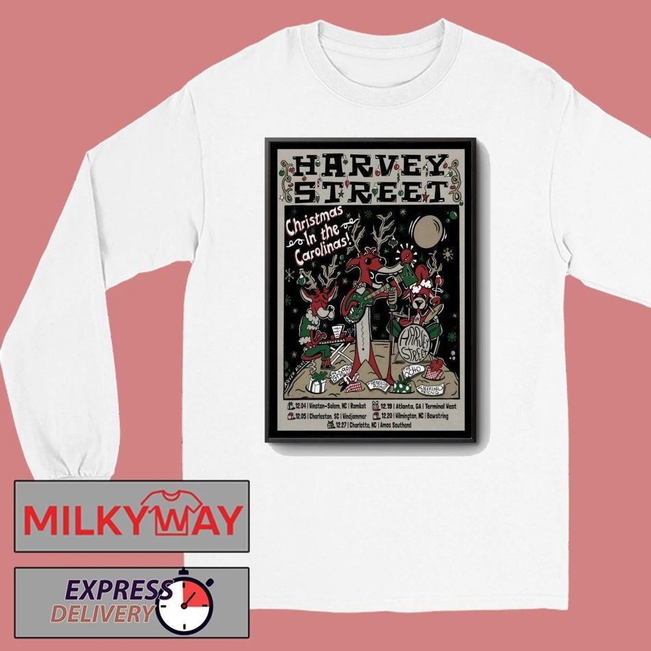 Harvey Street Tour Christmas In The Carolinas 2026 Poster shirt