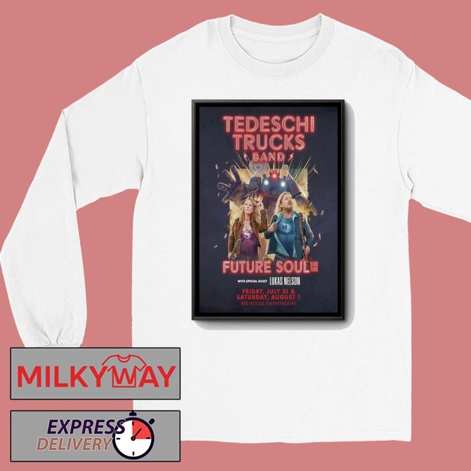 Tedeschi Trucks Band At Red Rocks Amphitheatre On Jul 31-Aug 1 2026 Poster shirt