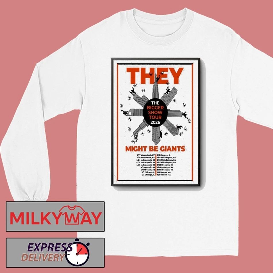 Thay Might Be Giants The Bigger Show Tour 2026 Poster shirt