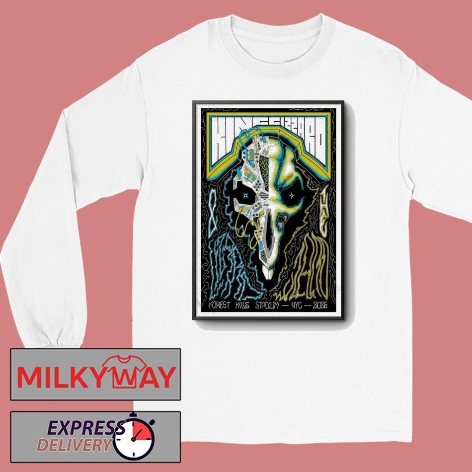 King Gizzard and the Lizard Wizard Forest Hills Stadium 2026 Poster shirt