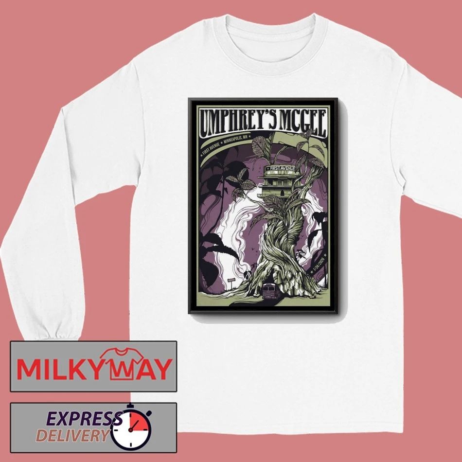 Umphrey’s McGee Jan 24 2026 In Minneapolis MN Poster shirt