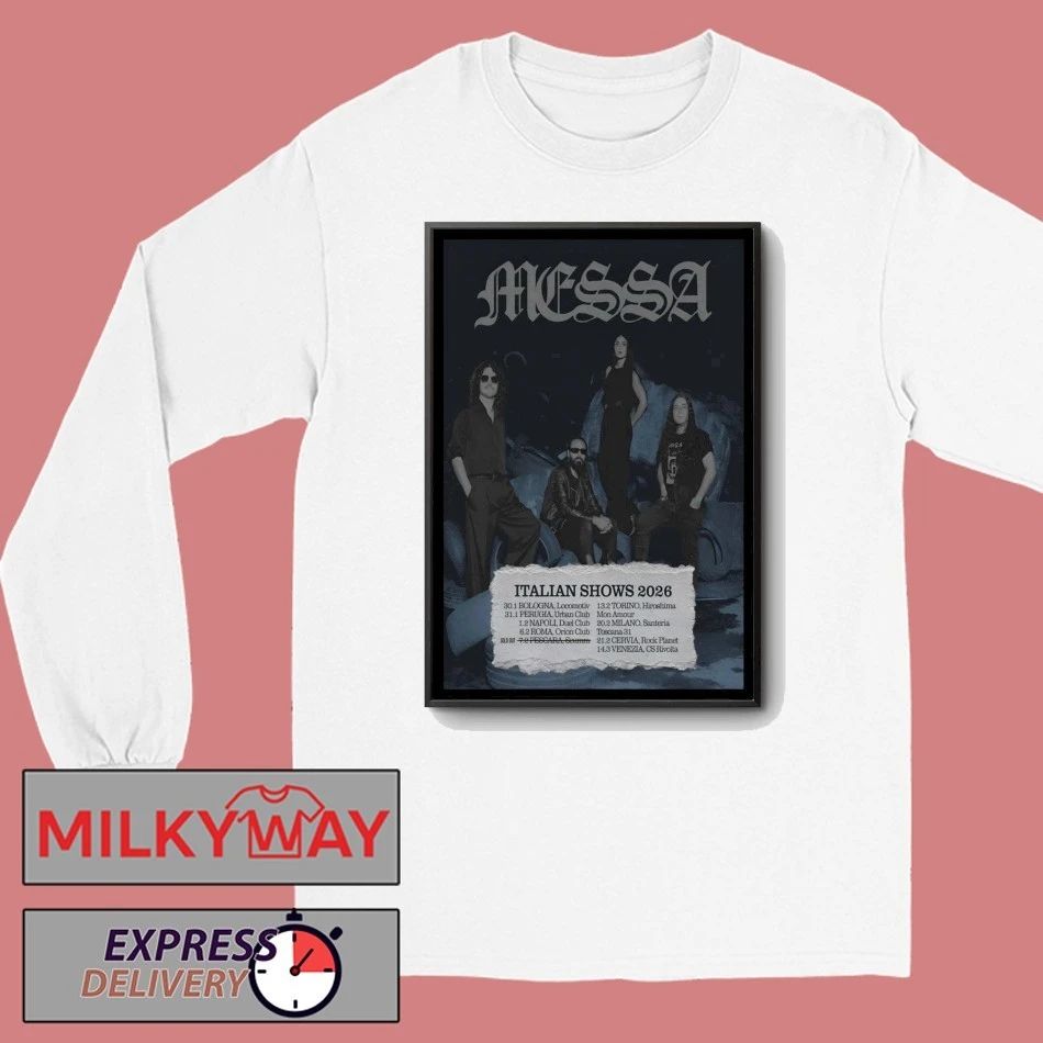 MESSA Tour 2026 Italian Poster shirt