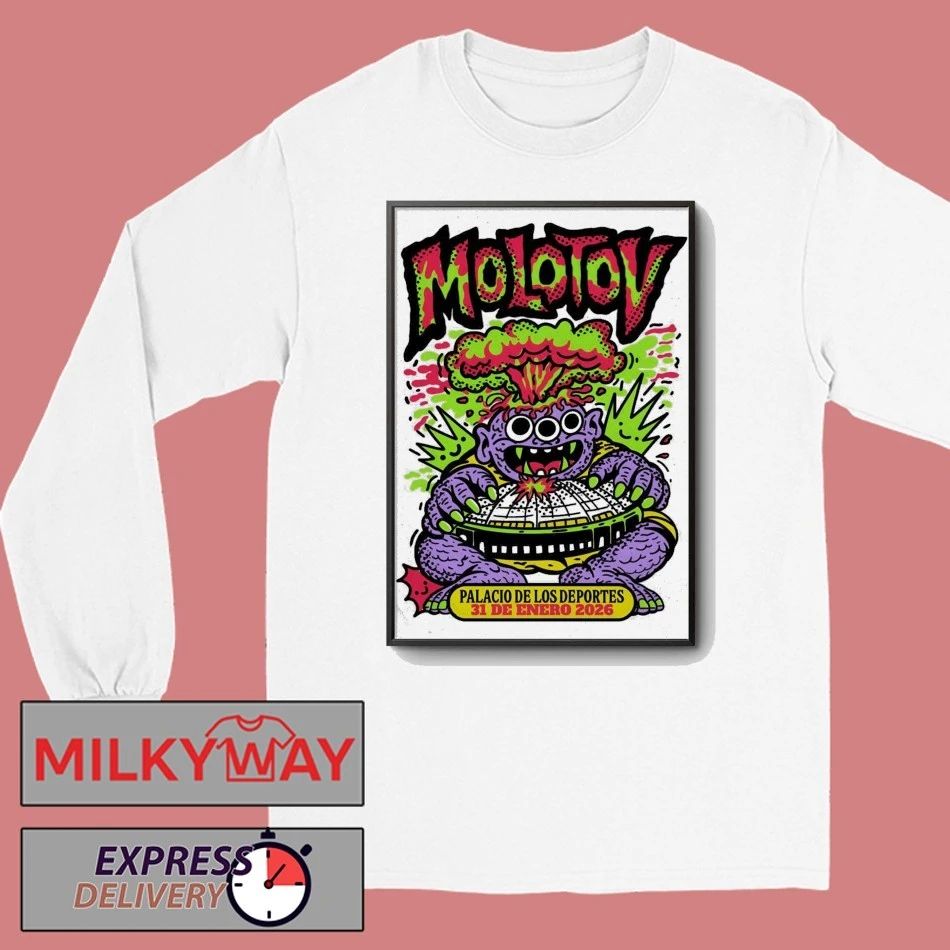 Molotov Jan 31 2026 Palacio De los Deportes in Mexico Poster shirt