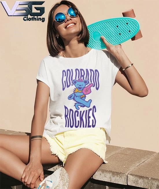 Colorado Rockies vs Kansas City Royals x Grateful Dead Night T-Shirt