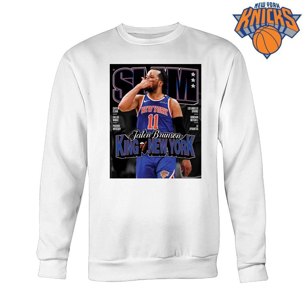 New York Knicks Champions NBA 2026 Jalen Brunson Slam Magazine Cover Shirt