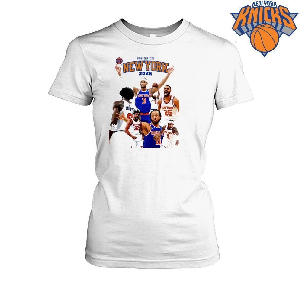 New York Knicks Runs This City Jalen Brunson Josh Hart Mikal Bridges OG Anunoby Basketball NBA Finals 2026 shirt