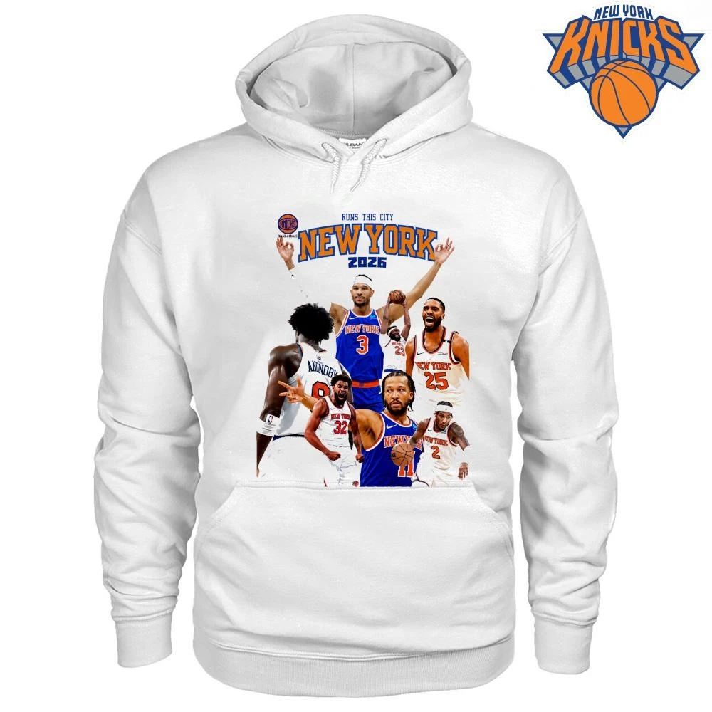 New York Knicks Runs This City Jalen Brunson Josh Hart Mikal Bridges OG Anunoby Basketball NBA Finals 2026 shirt