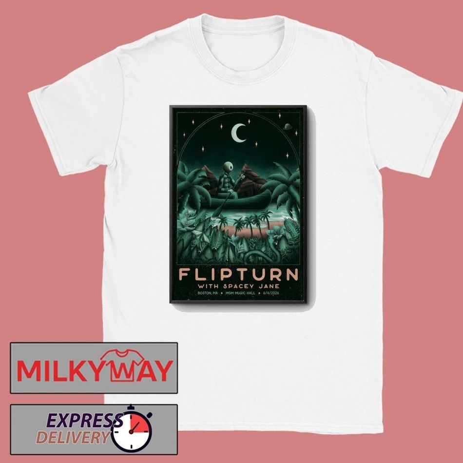 Flipturn 6.4.2026 Boston MA Poster shirt