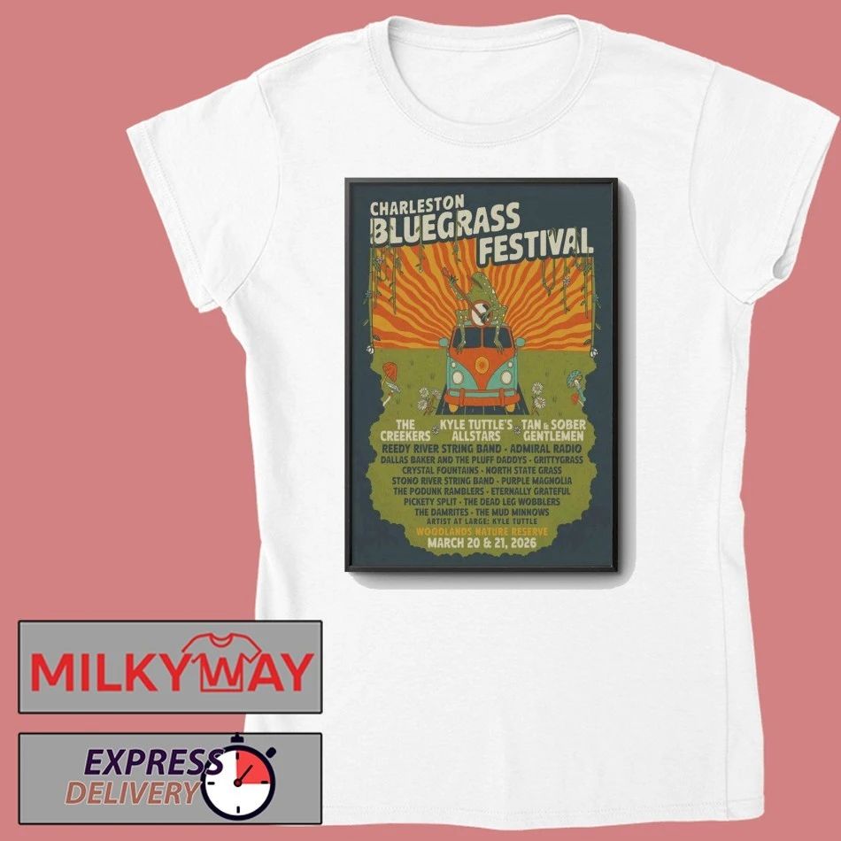 Charleston Bluegrass Festival Poster shirt
