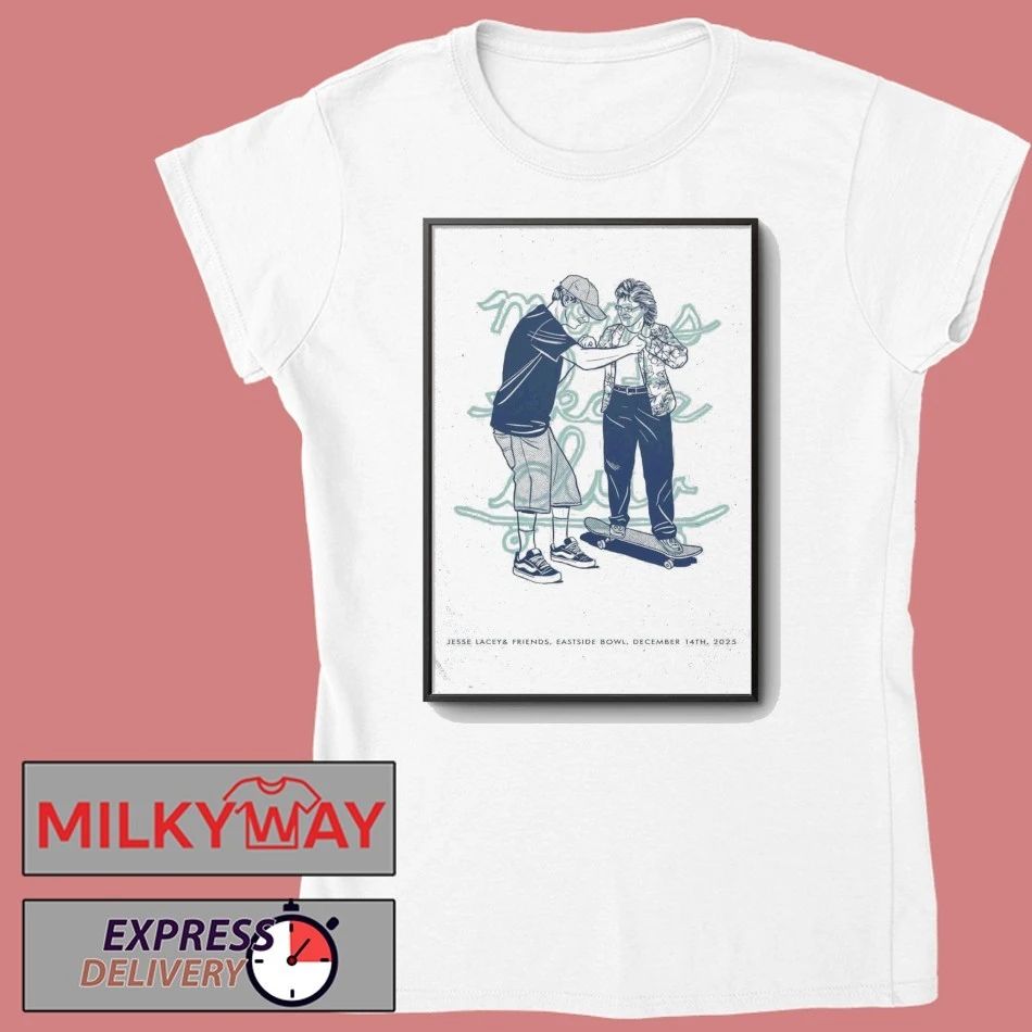 Moms Skate Club Jesse Lacey & Friends Eastside Bowl Dec 14 2025 Poster shirt