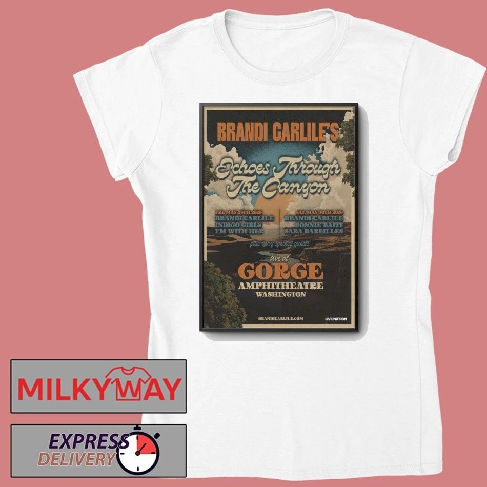 Carlile May 29 2026 At The Gorge Amphitheatre Show Poster shirt