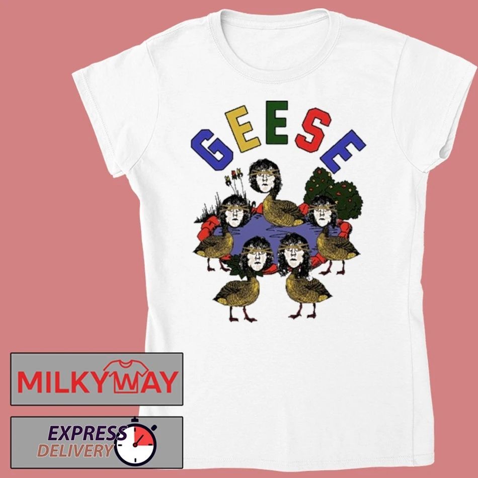 Vintage Surreal Goose Illustration shirt