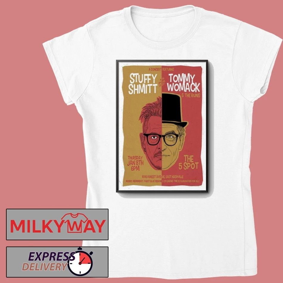 Stuffy Shmitt With Tommy Womack 1.8.2026 Nashville TN Poster shirt