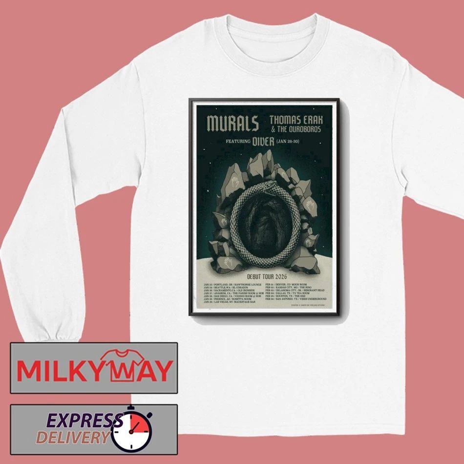 Thomas Erak & The Ouroboros Jan 26 2026 Poster Sacramento CA shirt