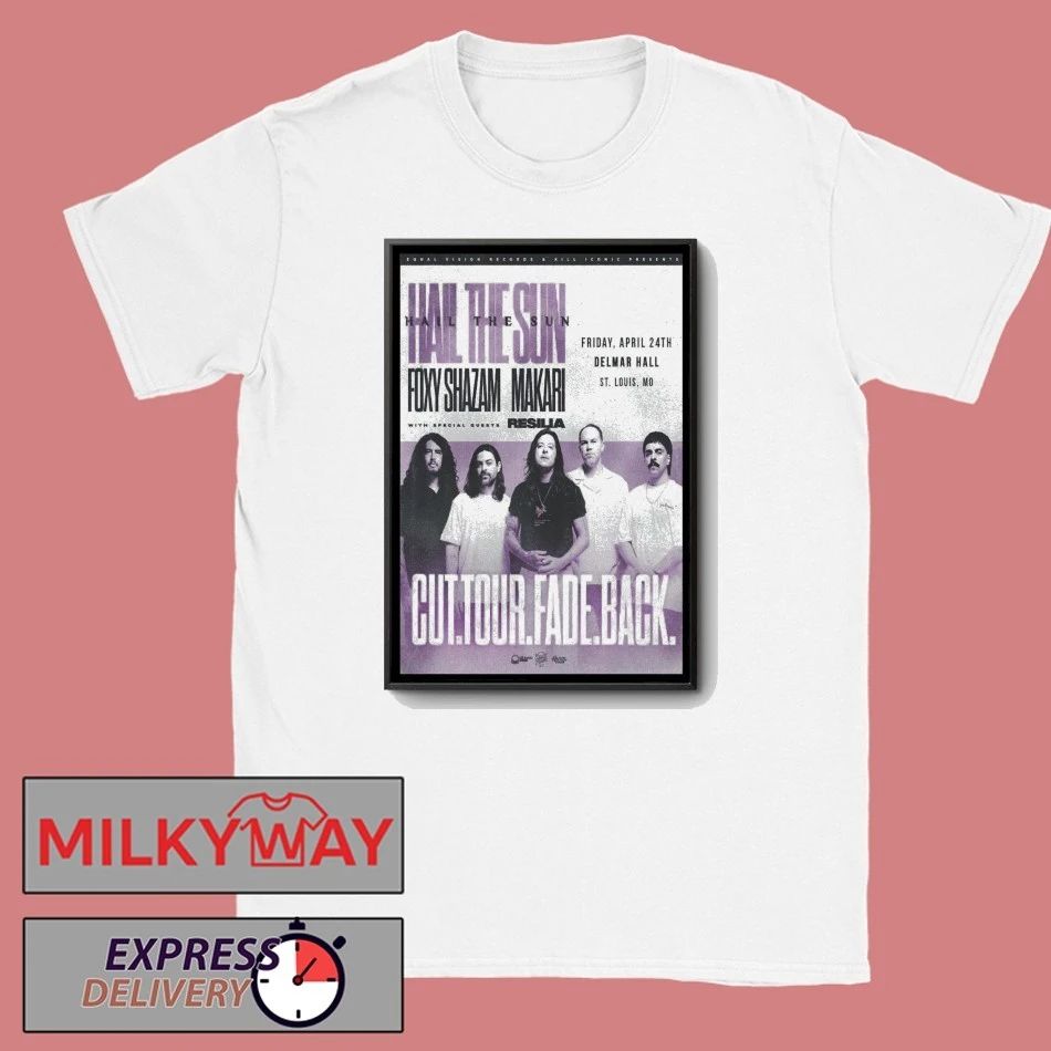 Hail The Sun Jan 24 2026 Poster Delmar Hall shirt