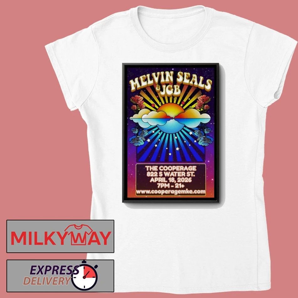 Melvin Seals And JGB In Milwaukee WI On Apr 18 2026 Poster shirt
