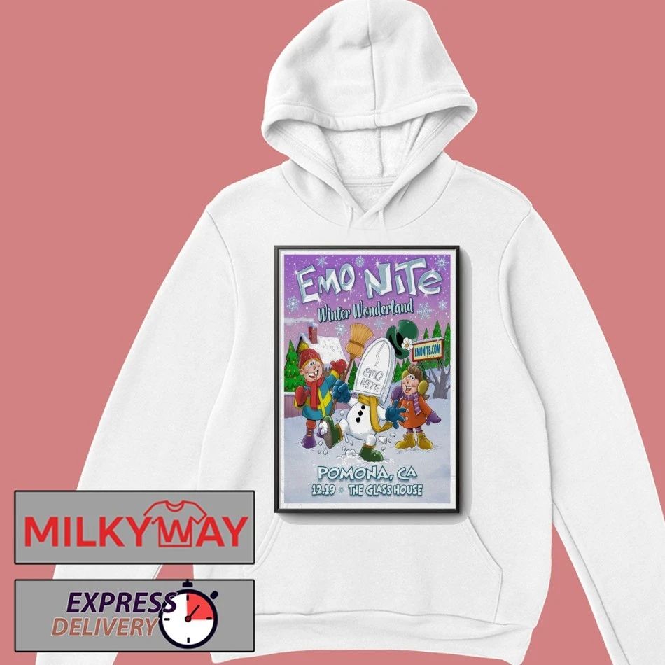 Emo Nite Dec 19 2025 The Glass House In Pomona CA Poster shirt