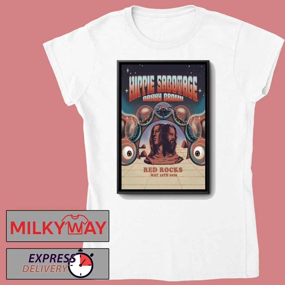Hippie Sabotage May 10 2026 Red Rocks Amphitheatre in Morrison CO Poster shirt