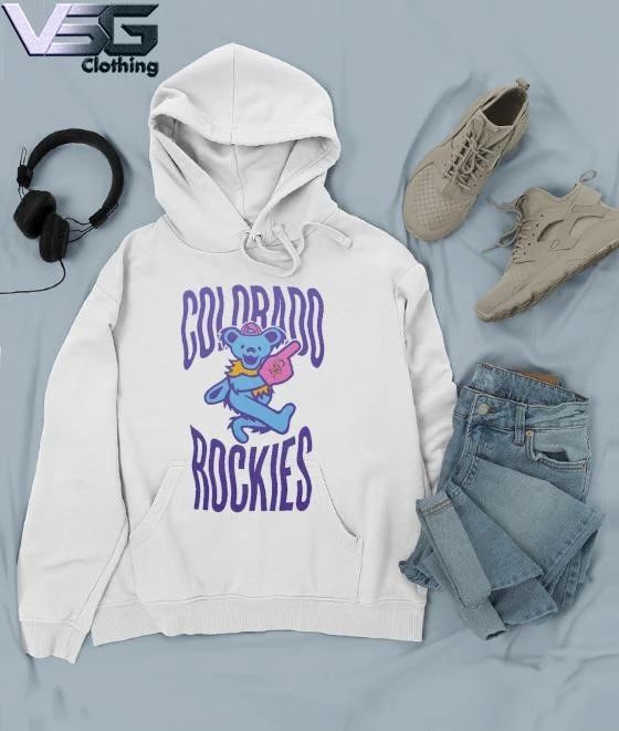 Colorado Rockies vs Kansas City Royals x Grateful Dead Night T-Shirt