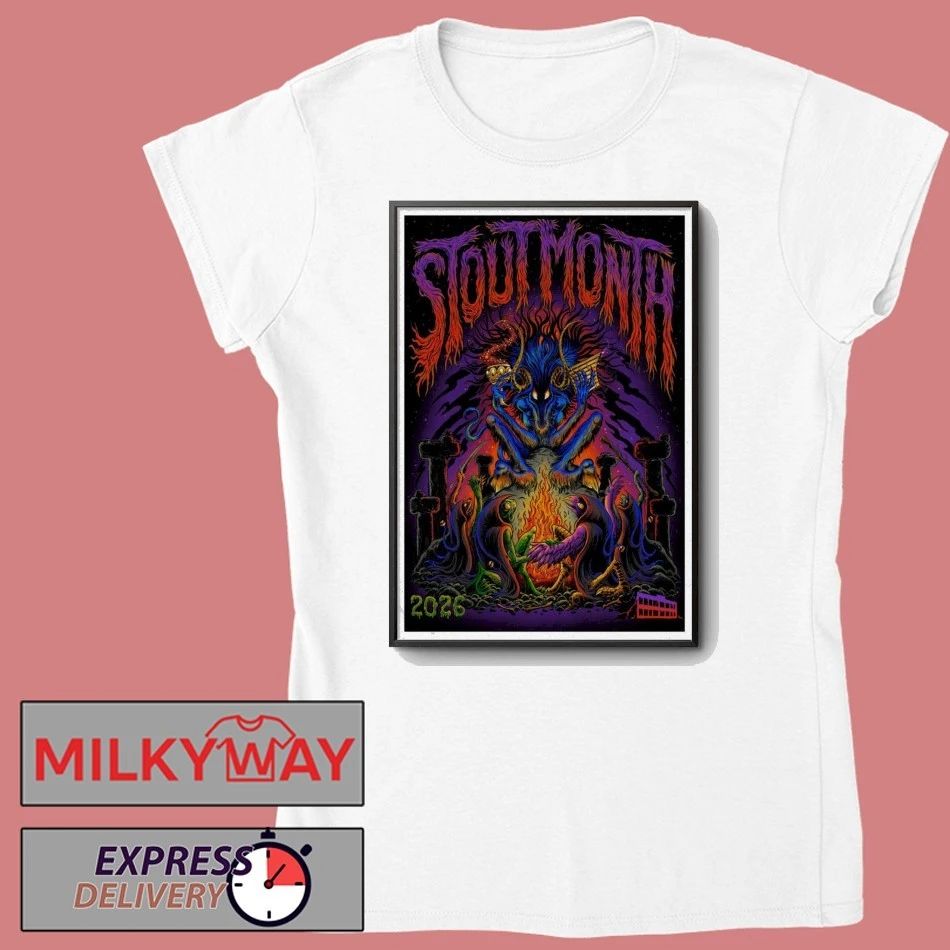 Stout Month 2026 Event Poster shirt