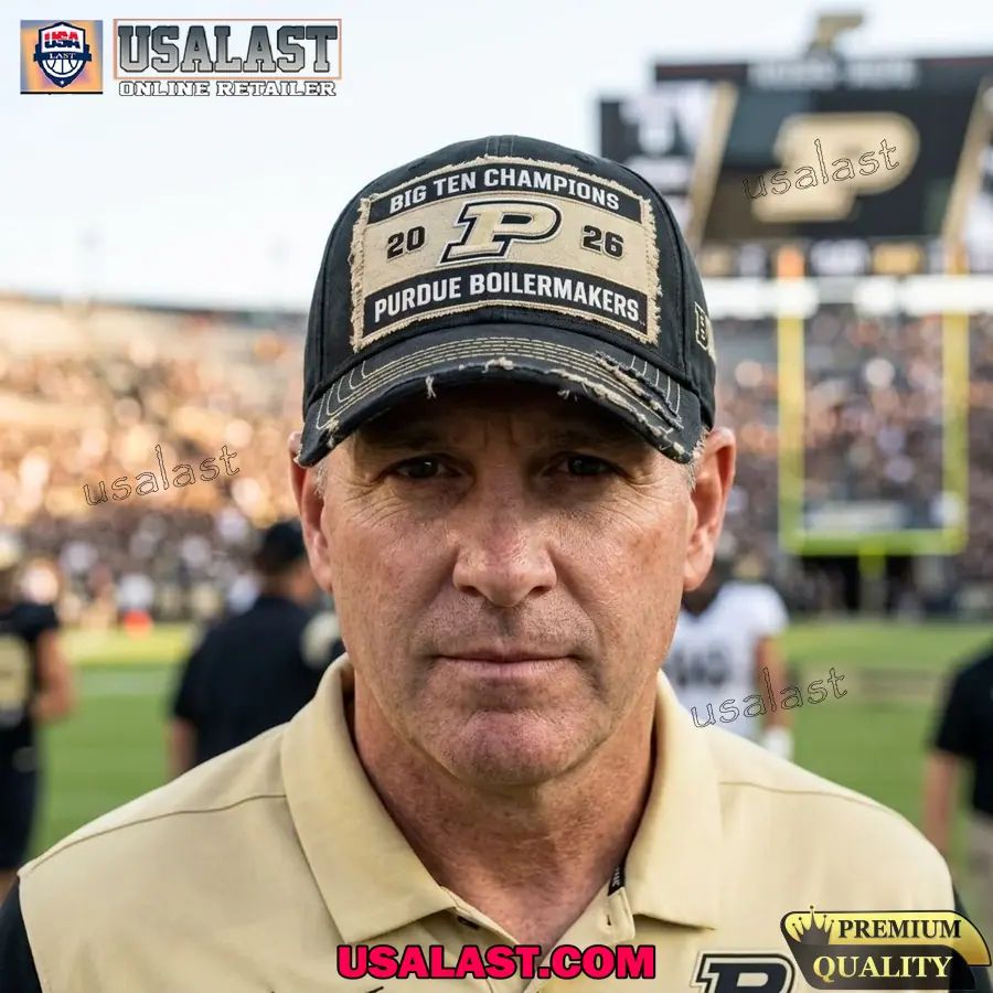 Purdue Boilermakers Big Ten Champions 2026 Classic Cap